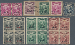 05235 Labuan: 1945/1946, Sarawak Used In Labuan: BMA-issue 2 C Black, 3 C Green And 6 C Lake-brown, Each I - Andere & Zonder Classificatie
