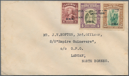 05243 Labuan: 1946 Cover To J.V.Hopton, 3rd Officer Of S/S "Empire Guinevere" (a 7,085 GRT Cargo Ship Buil - Autres & Non Classés