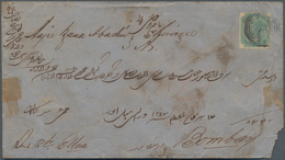 05267 Malaiische Staaten - Straits Settlements: 1867 Cover To Bombay, Probably From Penang Via Singapore A - Straits Settlements