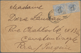 05313 Malaiische Staaten - Straits Settlements: 1899 Destination TURKEY: Cover From Singapore To Pera, Con - Straits Settlements