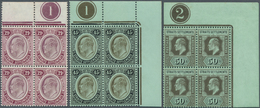 05339 Malaiische Staaten - Straits Settlements: 1906/1911, KEVII Definitives With Wmk. Multiple Crown CA S - Straits Settlements