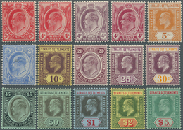 05340 Malaiische Staaten - Straits Settlements: 1906/1910, KEVII Definitives With Wmk. Mult. Crown CA Comp - Straits Settlements