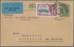 05449 Malaiische Staaten - Straits Settlements: 1935 (30.11.), Silver Jubilee 25c. On KGV 2c. Green Stat. - Straits Settlements