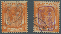 05526 Malaiische Staaten - Straits Settlements: Japanese Occupation, General Issues, 1942, KGVI 2 C. Orang - Straits Settlements