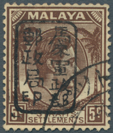 05529 Malaiische Staaten - Straits Settlements: Japanese Occupation, General Issues, 1942, KGVI 5 C. Brown - Straits Settlements