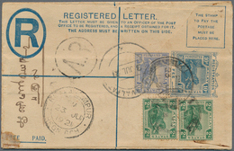 05574 Malaiischer Staatenbund: 1921 (23.6.), Registered Letter 'Tiger' 10c. Blue Uprated With Tiger 2c. Gr - Federated Malay States