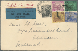 05588 Malaiischer Staatenbund: 1933 (22.8.), Airmail Cover Endorsed 'Dutch Air Mail' With Five Tiger Stamp - Federated Malay States