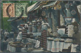 05848 Malaiische Staaten - Kedah: 1921 (1.7.), Picture Postcard Bearing 'Sheaf Of Rice' Stamps 1c. Brown A - Kedah