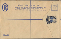 05999 Malaiische Staaten - Kelantan: 1937, 15 C Blue Sultan Ismail Registered Postal Stationery Envelope ( - Kelantan