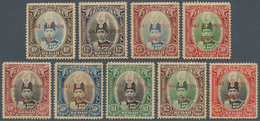06009 Malaiische Staaten - Kelantan: Kelantan, 1942, Sultan Abdul Hamid Design 10 C.-$5, Ex-25 C. Unused M - Kelantan