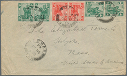 06110 Malaiische Staaten - Negri Sembilan: 1918, GEMAS: Federated Malay States Tiger 3c. Scarlet Vert. Pai - Negri Sembilan