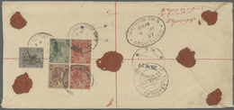 06118 Malaiische Staaten - Negri Sembilan: 1927, SEREMBAN: Two Long-size Registered Covers With Different - Negri Sembilan