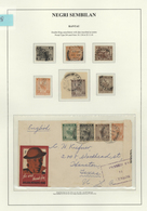 06164 Malaiische Staaten - Negri Sembilan: 1940, RANTAU: Arms Of Negri Sembilan 1c. Black, 2c. Green, 4c. - Negri Sembilan