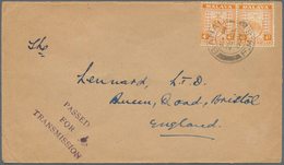 06165 Malaiische Staaten - Negri Sembilan: 1940, Arms Of Negri Sembilan 8c. Grey Single Use On Cover From - Negri Sembilan