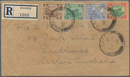 06253 Malaiische Staaten - Pahang: 1922 KUANTAN: Registered 'Pahang Consolidated Company Ltd.' Envelope Us - Pahang