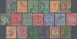 06259 Malaiische Staaten - Pahang: 1935/1941, Sultan Sir Abu Bakar Definitives Part Set Of 19 (missing The - Pahang