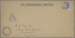 06277 Malaiische Staaten - Pahang: 1941 (1.12.), Large Sized 'On Government Service' Cover Of The 'Residen - Pahang