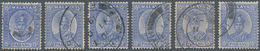 06279 Malaiische Staaten - Pahang: 1941, Sultan Sir Abu Bakar Definitive 15c. Ultramarine Six Fine Used St - Pahang