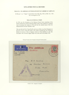 06286 Malaiische Staaten - Pahang: 1941, Aairmail Letter "PAN AMERICAN CLIPPER" Franked With $2, $2.00 Per - Pahang