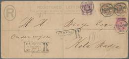 06355 Malaiische Staaten - Penang: 1902 (9.12.), Straits Settlements Long Size Registered Letter QV 5c. Pa - Penang