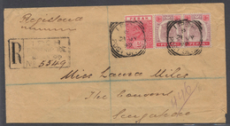 06506 Malaiische Staaten - Perak: 1892/95, 2 C. Deep Rose And 3 C. Lilac/deep Rose Canc. ''IPOH 21 JY 99" O - Perak