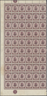 06525 Malaiische Staaten - Perak: 1900, Tiger Head 2c. Dull Purple And Brown Surch. 'One Cent.' In A Part - Perak
