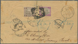 06540 Malaiische Staaten - Perak: 1902 Registered Cover From Taiping, Perak To Tanga, German East Africa V - Perak