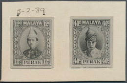 06707 Malaiische Staaten - Perak: 1938-41 Two Different Photographic Essays In B/w For A New Sultan Iskand - Perak