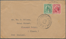 06711 Malaiische Staaten - Perak: 1939 (Sept.), Sultan Iskandar 2c. Green Full Face And 6c. Red Sideface U - Perak