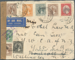 06729 Malaiische Staaten - Perak: 1940 Registered And Censored Airmail Cover From Maxwell's Hill, Perak To - Perak