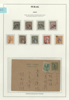 06757 Malaiische Staaten - Perak: 1941, KROH: Sultan Iskandar Stat. Postcard 2c. Green Uprated With 2c. Gr - Perak