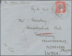 06759 Malaiische Staaten - Perak: 1941, THE WARTIME PERIOD, Forces Concessionary Airmail Cover Flown By B. - Perak