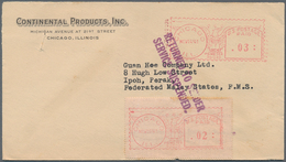 06764 Malaiische Staaten - Perak: Japanese Occupation, 1941 (14 Nov.), Incoming Surface Mail Cover From Ch - Perak