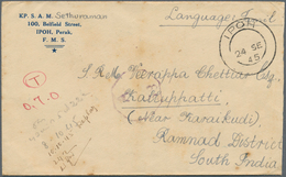 06799 Malaiische Staaten - Perak: BRITISH MILITARY ADMINISTRATION: 1945 (24.9.), Stampless Company Cover O - Perak