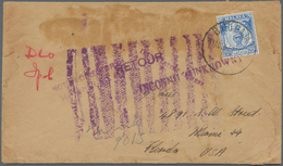 06811 Malaiische Staaten - Perak: 1954, (11.4.), A Cover (small Faults) Addressed To Miami USA From Batu G - Perak