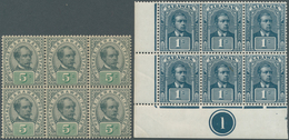 06885 Malaiische Staaten - Sarawak: 1899/1918, Sir Charles Brooke 5c. Olive-grey/green And Sir Charles Vyn - Sonstige & Ohne Zuordnung