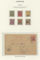 06890 Malaiische Staaten - Sarawak: 1903/19013, 4 CENTS On 3 C Red Postal Stationery Card With Single Circ - Other & Unclassified