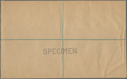 06952 Malaiische Staaten - Sarawak: 1934, 15 C Orange Registered Postal Stationery Envelope, Size 201x125m - Other & Unclassified