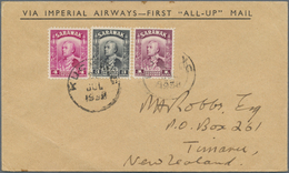 06979 Malaiische Staaten - Sarawak: 1938 (21.7.), Sir Charles Vyner Brooke 1c. Purple, 3c. Black And 4c. B - Other & Unclassified