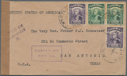 06992 Malaiische Staaten - Sarawak: 1941, 2 C Green, 3 C Green And 2 X 5 C Violet, Mixed Franking On Cover - Andere & Zonder Classificatie