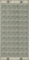07043 Malaiische Staaten - Selangor: 1893, 2c. Green, Complete (folded) Sheet Of 60 Stamps With Four Contr - Selangor