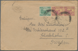 07126 Malaiische Staaten - Selangor: 1928/1935, Federated Malay States, 2 C Green And Horizontal Pair 5 C - Selangor