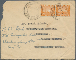 07252 Malaiische Staaten - Selangor: 1938, 2 X 4 C Orange Multiple Franking On Cover From KUALA LUMPUR, 3. - Selangor