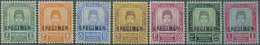 07413 Malaiische Staaten - Trengganu: 1910/1915, Sultan Zain Ul Ab Din Seven Different Stamps 1c. Green To - Trengganu