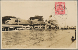 07434A Malaiische Staaten - Trengganu: 1936 (27.10.), Sultan Suleiman 4c. Rose-red Single Use On Picture Si - Trengganu