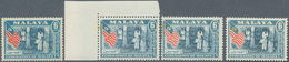 07479 Malaiischer Bund: 1957, Tapping Rubber 6c. With YELLOW OMITTED (star And Crescent) And Two Other Sta - Federation Of Malaya