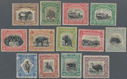 07538 Nordborneo: 1909/1923, Pictorial Definitives Complete Set Of 13 Mint Hinged, SG. £ 375 - Nordborneo (...-1963)