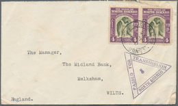 07566 Nordborneo: 1940, 4 C Bronze-green And Violet, Horizontal Pair On Cover From JESSELTON, 23 OCT 1940, - Nordborneo (...-1963)