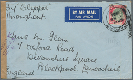 07715 Singapur: 1941 (1.11.), Pan American Airways 'Clipper' Cover Bearing Single Straits Settlements KGVI - Singapore (...-1959)