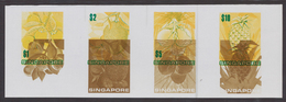 07779 Singapur: 1973, FRUIT - 1 Item; Collective Single Die Proof For The Set's $-denominations In A Horiz - Singapore (...-1959)